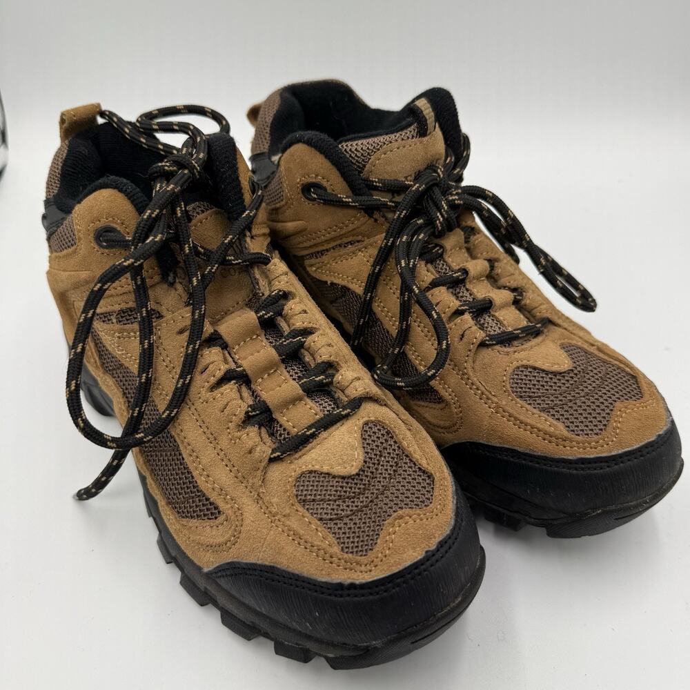 RedHead Gaston Hiking Boots Mens 6.5 Brown Leather Suede Gorpcore Granola Boy